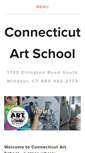 Mobile Screenshot of ct-artschool.com