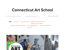 Tablet Screenshot of ct-artschool.com